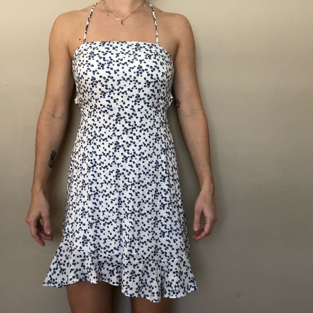 Blue flower dress